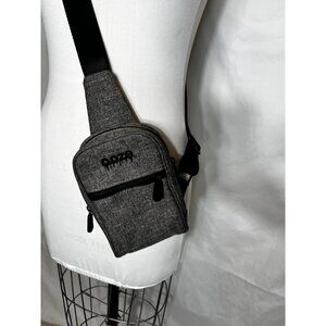 Ooze Smell Proof Carbon Lined Grey Crossbody Bag - Odorless Fanny Pack Waist Bag